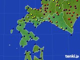 道南のアメダス実況(日照時間)(2017年12月10日)