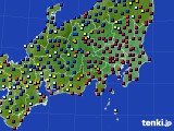 関東・甲信地方のアメダス実況(日照時間)(2017年12月11日)