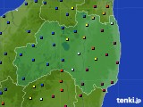 2017年12月11日の福島県のアメダス(日照時間)