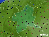 2017年12月11日の群馬県のアメダス(日照時間)