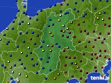 2017年12月11日の長野県のアメダス(日照時間)