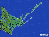 道東のアメダス実況(気温)(2017年12月11日)
