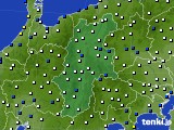 2017年12月11日の長野県のアメダス(風向・風速)