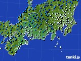 東海地方のアメダス実況(気温)(2017年12月12日)