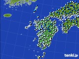 九州地方のアメダス実況(気温)(2017年12月13日)