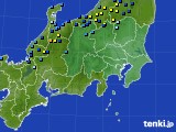 関東・甲信地方のアメダス実況(積雪深)(2017年12月14日)