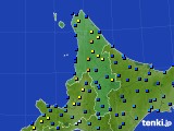 道北のアメダス実況(積雪深)(2017年12月14日)