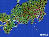 東海地方のアメダス実況(日照時間)(2017年12月14日)