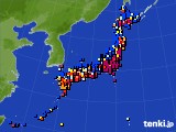 アメダス実況(日照時間)(2017年12月14日)