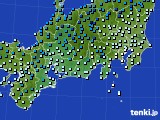 東海地方のアメダス実況(気温)(2017年12月14日)