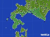 道南のアメダス実況(風向・風速)(2017年12月14日)