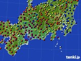 東海地方のアメダス実況(日照時間)(2017年12月15日)