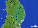 岩手県のアメダス実況(気温)(2017年12月15日)