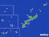 沖縄県のアメダス実況(風向・風速)(2017年12月15日)