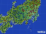 2017年12月16日の関東・甲信地方のアメダス(日照時間)