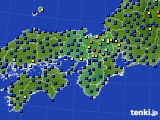 近畿地方のアメダス実況(日照時間)(2017年12月16日)