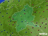2017年12月16日の群馬県のアメダス(日照時間)