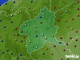 2017年12月16日の群馬県のアメダス(日照時間)