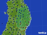 岩手県のアメダス実況(日照時間)(2017年12月16日)