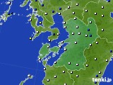 熊本県のアメダス実況(風向・風速)(2017年12月16日)