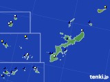 沖縄県のアメダス実況(風向・風速)(2017年12月16日)