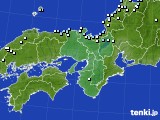 2017年12月17日の近畿地方のアメダス(降水量)