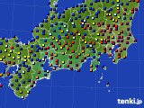 東海地方のアメダス実況(日照時間)(2017年12月17日)