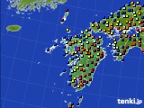 九州地方のアメダス実況(日照時間)(2017年12月17日)