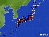 アメダス実況(日照時間)(2017年12月17日)