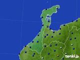 石川県のアメダス実況(日照時間)(2017年12月17日)