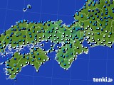 近畿地方のアメダス実況(気温)(2017年12月17日)