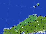 島根県のアメダス実況(日照時間)(2017年12月18日)