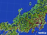 北陸地方のアメダス実況(日照時間)(2017年12月19日)