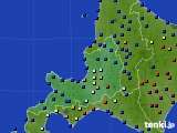 道央のアメダス実況(日照時間)(2017年12月20日)