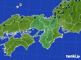 近畿地方のアメダス実況(積雪深)(2017年12月21日)