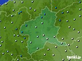 群馬県のアメダス実況(気温)(2017年12月22日)