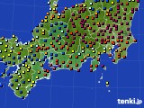 東海地方のアメダス実況(日照時間)(2017年12月23日)