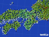 近畿地方のアメダス実況(日照時間)(2017年12月24日)