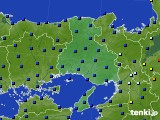 兵庫県のアメダス実況(日照時間)(2017年12月24日)