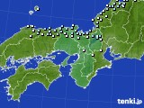 2017年12月25日の近畿地方のアメダス(降水量)