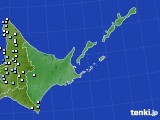 2017年12月25日の道東のアメダス(降水量)