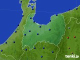 2017年12月25日の富山県のアメダス(日照時間)