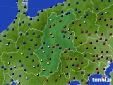 2017年12月25日の長野県のアメダス(日照時間)