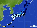 アメダス実況(気温)(2017年12月27日)