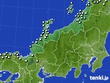 北陸地方のアメダス実況(降水量)(2017年12月29日)