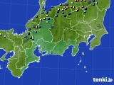 東海地方のアメダス実況(積雪深)(2017年12月29日)