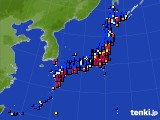 アメダス実況(日照時間)(2017年12月29日)