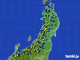 東北地方のアメダス実況(積雪深)(2017年12月31日)