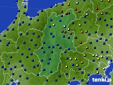 2017年12月31日の長野県のアメダス(日照時間)