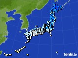 アメダス実況(気温)(2017年12月31日)